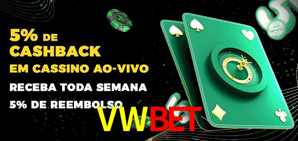 Promoções do cassino ao Vivo VWBET